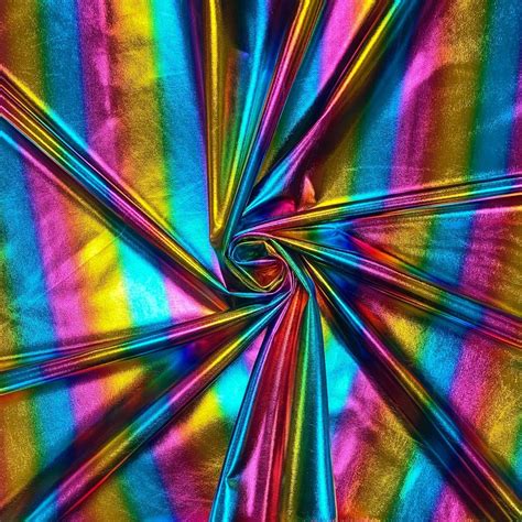 rainbow metallic fabric|rainbow fabrics website.